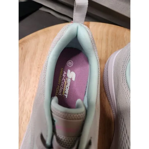 S Sport by Skechers Slip-On Sneakers Gray Women’s 8.5 Memory Foam - Picture 7 of 9